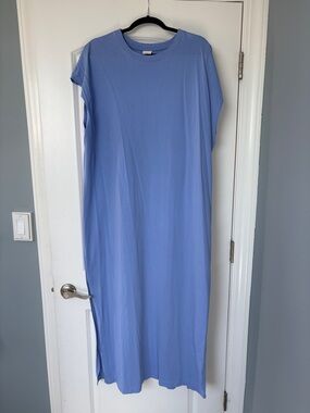 Abercrombie & Fitch x Tia Booth Periwinkle Sleeveless Maxi Dress